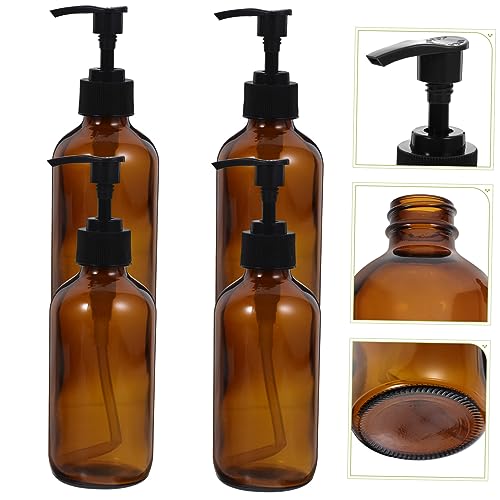 Flacons réutilisables pour déplacement et gel bain en verre 250ml - 8