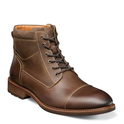 Crazy Horse Square Toe Charro Boots - Black main image 1