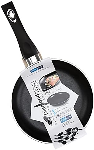 Diamond 20Cm Non Stick Frying Pan in Black