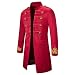 Luckycat Chaqueta de Hombre Vintage Retro Coat Steampunk Gothic Jacquard Chaqueta Steampunk...