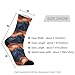 KLL Black Blue Red Fashion mens crew sock running casual wicking black tube socks (2-Pair)