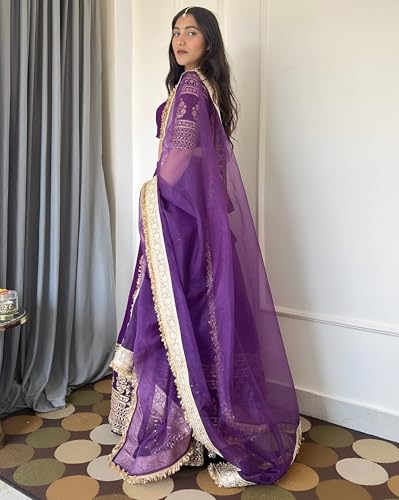 piludi purple lehenga choli – image 5
