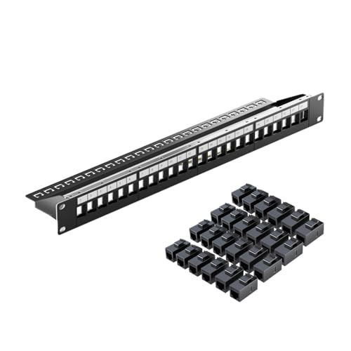 Panneau de brassage RJ45 direct pour corriger le desordre des cables Cat6 UTP