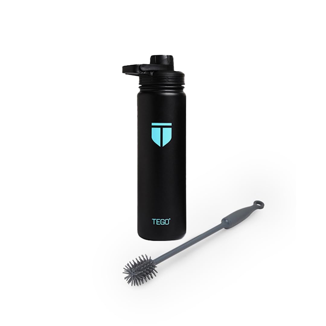 TEGO -Rapid Water Bottle - Vaccum Sealed Steel Without Cleaning Brush
