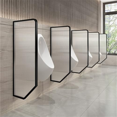 Pantalla de privacidad para urinario con panel compacto de alta resistencia al agua 2