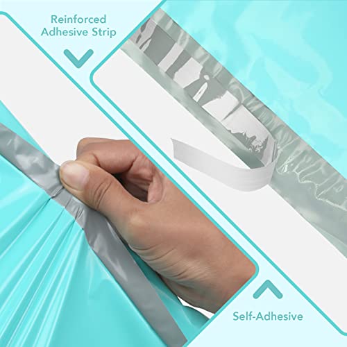 Tomvyter Poly Mailers 10X13 Inch 100 Pcs, Shipping Bags For Clothing, Mailing Envelopes With Self Seal Adhesive Strip, Waterproof And Tear-Proof Poly Bags For Non Fragile Items (Teal) #TOP2