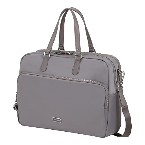 Samsonite Karissa Biz 2.0 - Maletín para ordenador portátil de 15,6 con 2 compartimentos, 39 cm, color rosa (Lilac Grey)