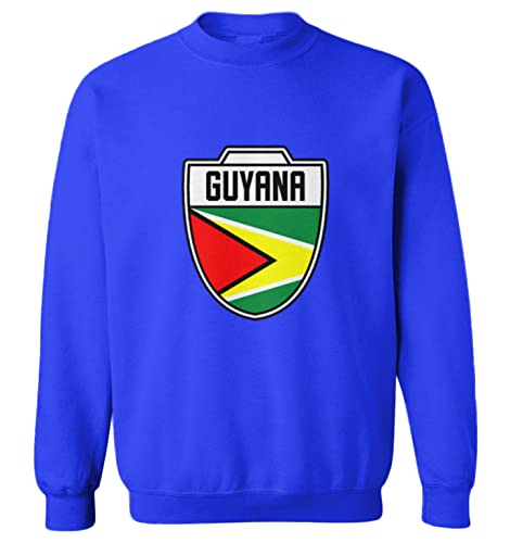 Guyana Soccer Crest - Country Pride Toddler Fleece Crewneck Sweater