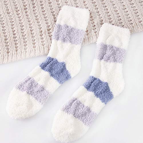 KESYOO 4 pares de meias felpudas de pelúcia para inverno macias e aconchegantes meias versáteis para