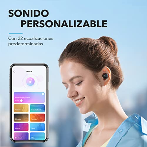 Miniatura 2 de Soundcore Auriculares Inalámbricos Bluetooth By Anker A20i, Auriculares Bluetooth 5.3, App, Sonido Personalizado, 28h Reproducción, Llamadas Nítidas Con Ai, Modo Auricular Único, Diseñado Portátiles