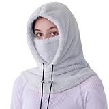 Tavaler Sturmhaube Herren/Damen Winter | Balaclava Fleece | Kapuzenschal Thermo | Skimaske Wolle | Schalmütze Winddicht Skimütze für Radfahren, Snowboarden, Skifahren
