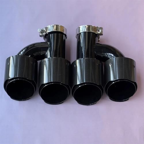 Puntas de escape dobles tipo H para renovar colas oxidadas de forma elegante 6