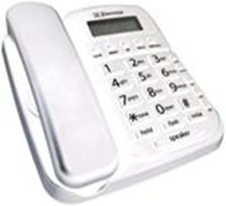 Big Button Spkr phone CID Whtie