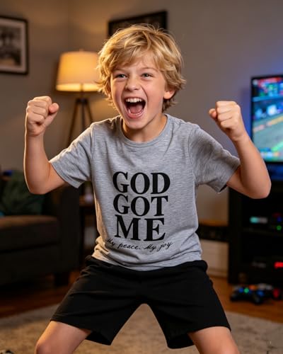 Image of Boys 2 Piece Outfits Short Sleeve Basketball Pattern T-Shirt and Shorts Summer Clothes for Kids 5-12 Years