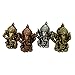 Satre Online and Marketing Lord Ganesha Statue Set of 4, Figurines of Ganesh Vinayak Idol Decorative Showpiece Home & Temple Decor House Warming Gift Decorative Showpiece