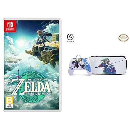 The Legend of Zelda: Tears of the Kingdom con control y estuche para Nintendo Switch