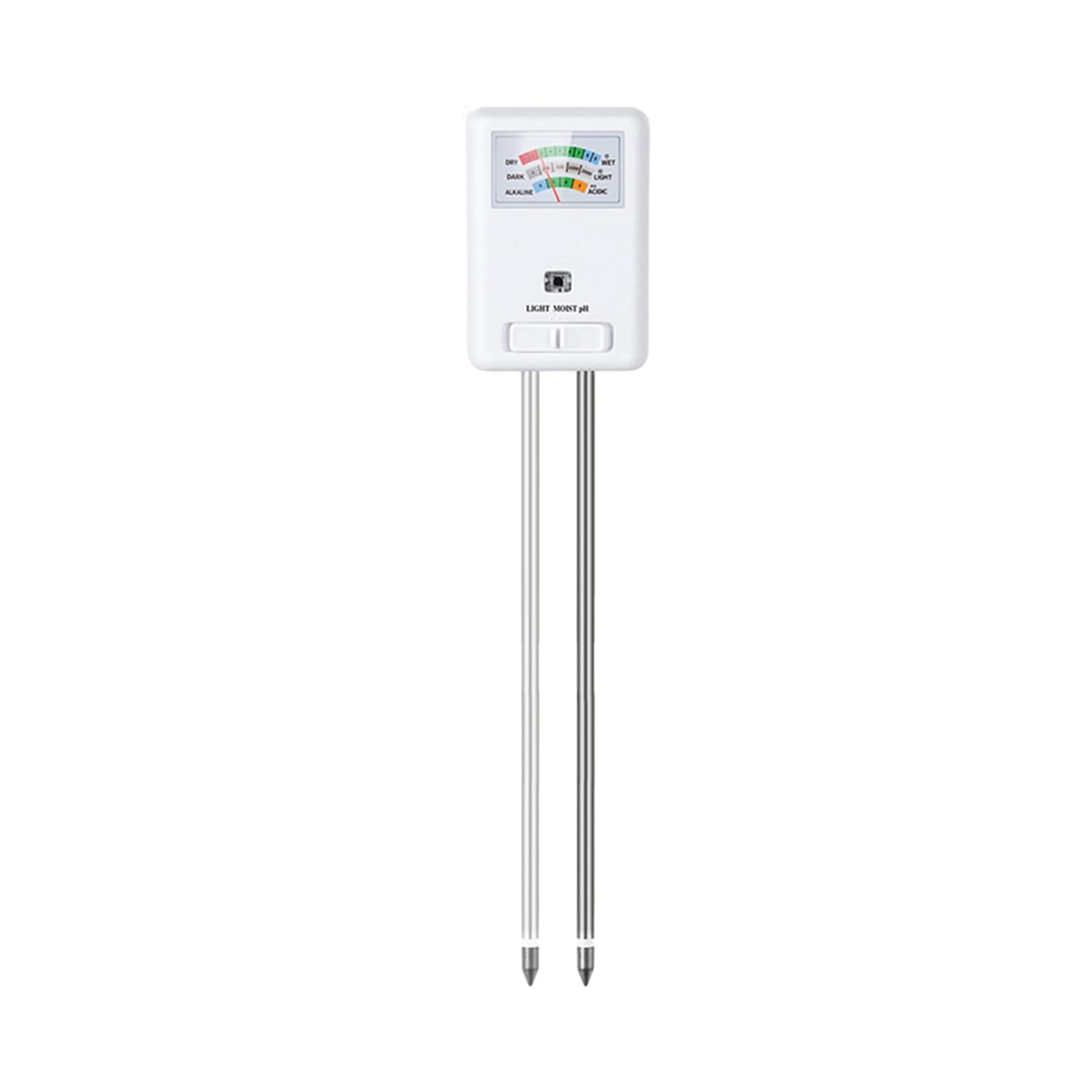 JVDDI 3in1 Soil Tester Kit Moisture/PH/Light Tester for House Plants Hygrometer Sensor Analyzer(Bianco)