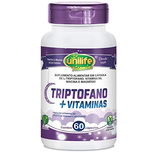 L-Triptofano + Vitaminas da Unilife - 60 cápsulas