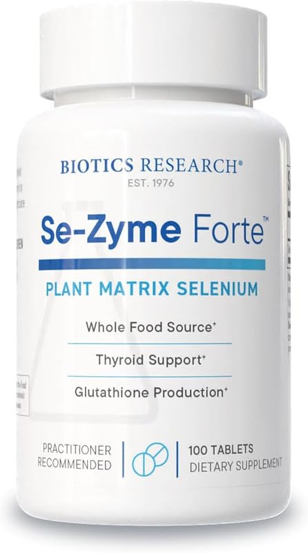 Evorina Biotics Research Se-Zyme Forte™– Whole Food Selenium Source, Thyroid Gland Function, DNA Production, Cognitive Health, Potent Antioxidant, 100 Tablets | High Strength Herbal Supplement | Clean Label Ayurvedic Wellness-image-4