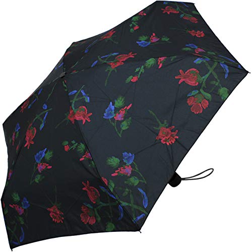 Preisvergleich Produktbild Pierre Cardin Taschenschirm Petito Dark Floral - Blumen