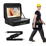 Magnetic Portable Laptop Stand for Technicians, 18-Magnet Hands-Free Workstation, Rated to 60 lbs Magnetic Toolbox, Heavy-Duty Laptop Stand & Tool Organizer, Attach to Trucks, HVAC, Walls, Engineers