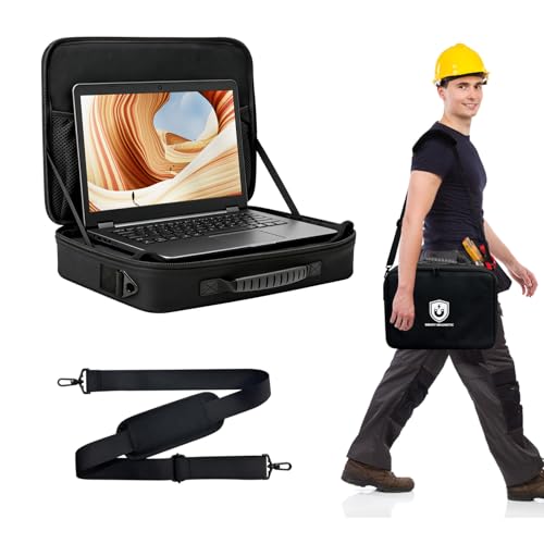 Magnetic Portable Laptop Stand for Technicians, 18-Magnet Hands-Free Workstation, Rated to 60 lbs...
