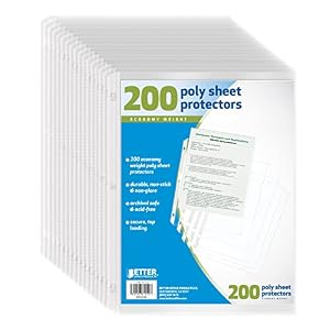 Better Office Products Schutzfolien, 200 Stück