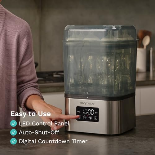 Baby Brezza 10 Minute SuperQuick Bottle Sterilizer + Dryer - Fits 8 Bottles - image 9