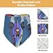 MUKJHOI Triangle Kerchief, 2 PCS Hair Scarves and Bandanas for Women Girls, L,Fashion Racing Car Red Blue Yellow