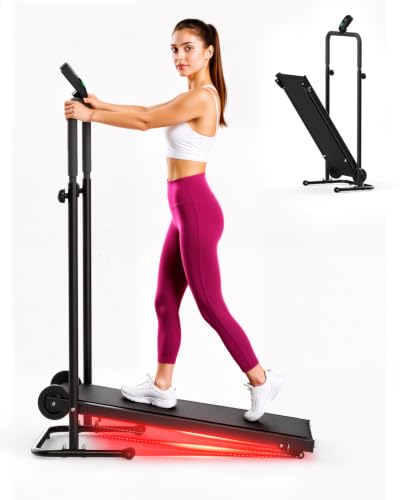 AKLUER Dual Flywheel Manual Treadmill