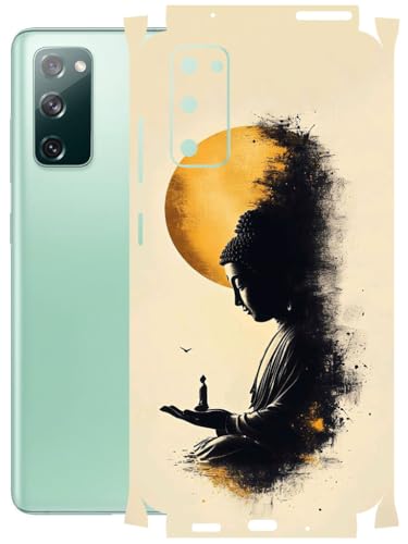 Image of AtOdds - Full Body Back Screen Guard Protector Film - Lamination Wrap Skin Sticker Compatible with Samsung Galaxy S20 FE | Scratchproof Matte Finish (Divine)