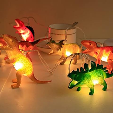 NIWWIN 10 LED Dinosaurio Luces de hadas Cadena para niños Cover