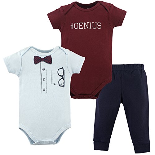Image of Little Treasure Unisex Baby Cotton Bodysuit and Pant Set