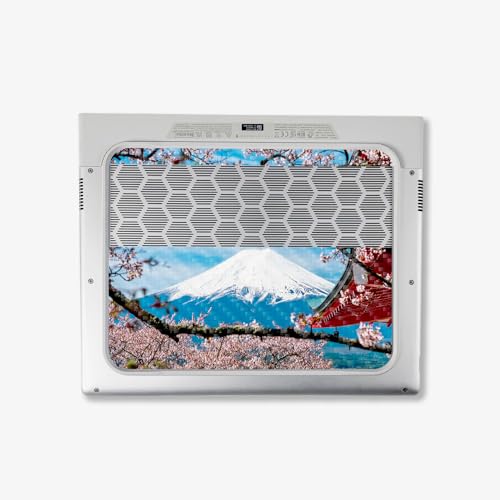 Image of MightySkins Carbon Fiber Skin Compatible with Alienware X14 R2 (2023) Full Wrap Kit - Overlooking Fuji | Protective, Durable Textured Carbon Fiber Finish | Easy to Apply | Made in The USA