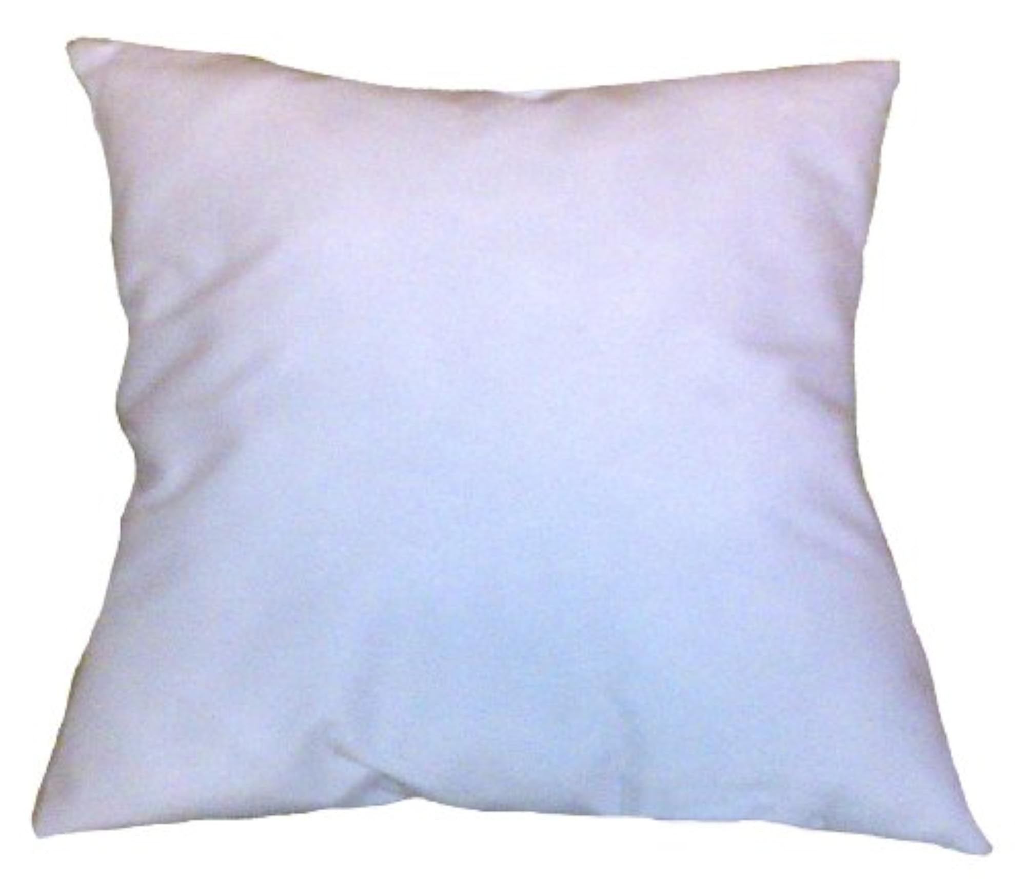 16x16 Inch Square White Cotton-Blend Throw Pillow Insert Form