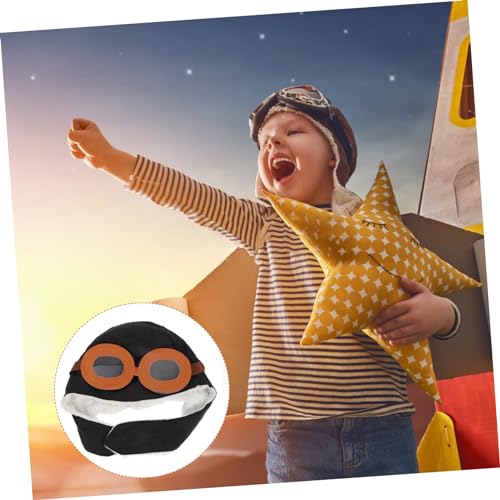 VALICLUD Kids Fleece Pilot Hat Cartoon Fashion Winter Headwear Warm Unisex Children’s Cap for Autumn and Winter2