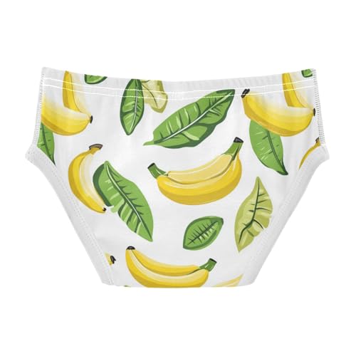 Wusikd Bananas Leaves Boys' Underwear Cotton Boys Briefs Soft Toddler Underwear 2T2