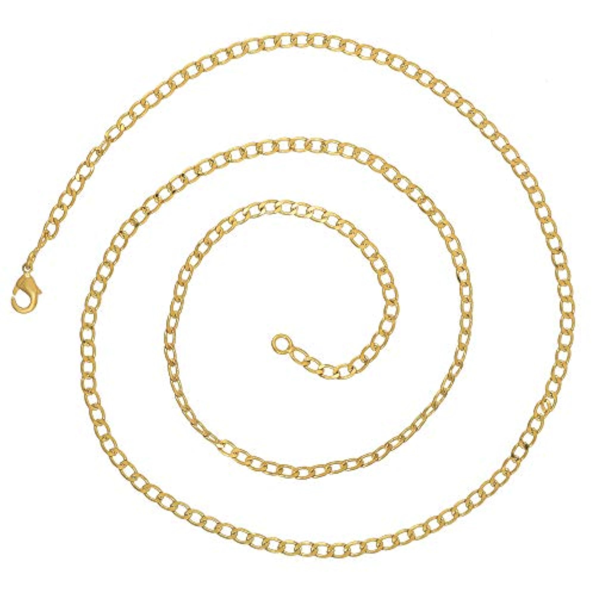 Women's Gold Plated Thin Interlink Stylish Fashion Chain