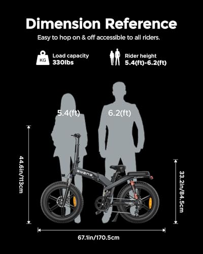 ENGWE X20 X24 Fat Tire Electric Bike, 1000W(Peak) Motor Ebike for Adults,95 Miles 31MPH 20''24'' Mountain Ebikeï¼48V19.2A(29.2Ah-Dual Battery Option),All Terrain - Image 6
