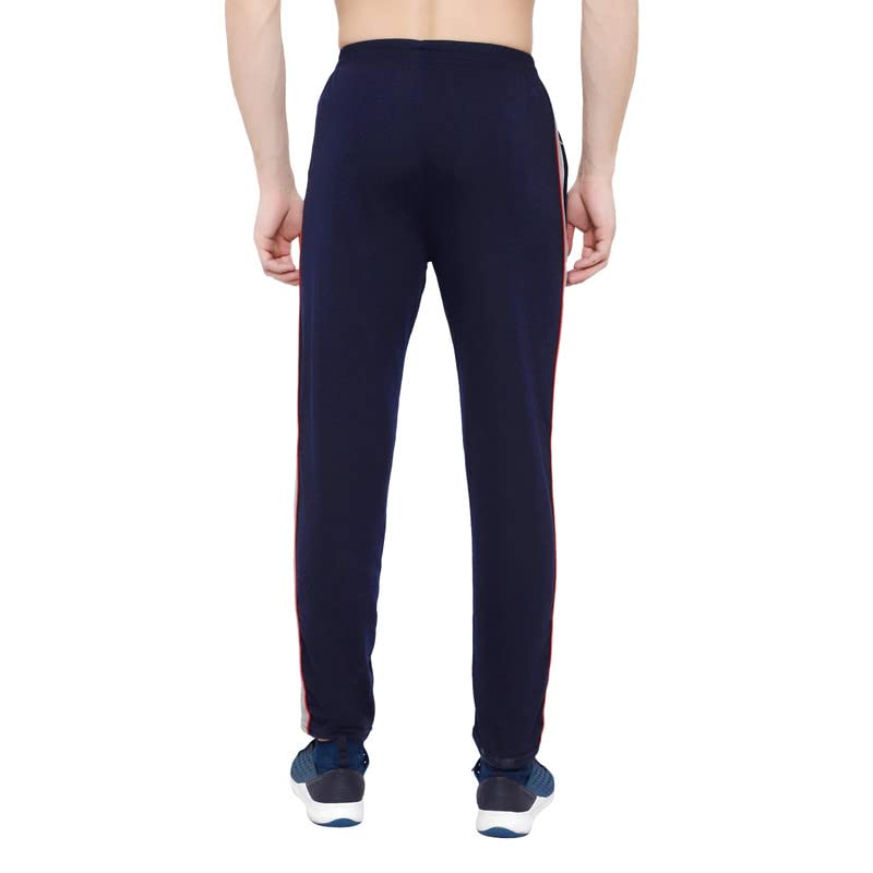 Image of GOLAZO Regular Fit Multicolor Cotton Track Pants for Men with Comfort and Style in Your Athelisure Wear
