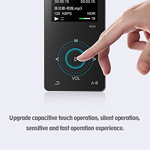 Houshome / M320 BT MP3 Player de música portátil e mini player de música Tela de 1,8 polegadas com a