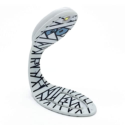 Image of Gifts for Readers & Writers Book Light, Clip On Reading Light for Bed, 2in1 Flexilight & Bookmark, Small & Lightweight with a Soft Glow, 2 Batteries Included, Mummy