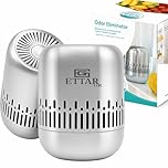 Fridge Deodoriser & Freshener Stainless Steel Refrigerator Deodoriser Odour Eliminator, Chemical-Free Air Freshener Purifier for Freezer odour absorber, Closet, Shoe Cabinet, Outperforms Baking Soda.