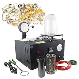 Máquina de fundición al vacío de 1,148.9 °C, horno de fusión de oro, refinación de alta temperatura, herramienta de fundición de joyas de metal precioso, combinación de cera perdida, bomba no incluida