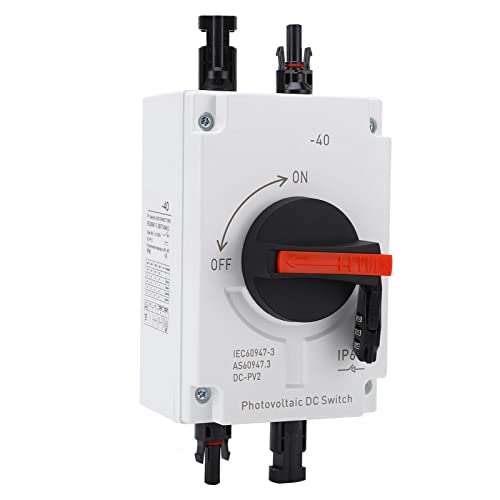 Interrupteur solaire isolateur photovoltaïque CC étanche IP66 pour système autoconsommation