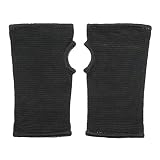 Luwint Kids Hand Wrap – dziergany rękaw dłoni na nadgarstku, wsparcie dla dzieci w wieku 7-14 lat, 1 para czarnych