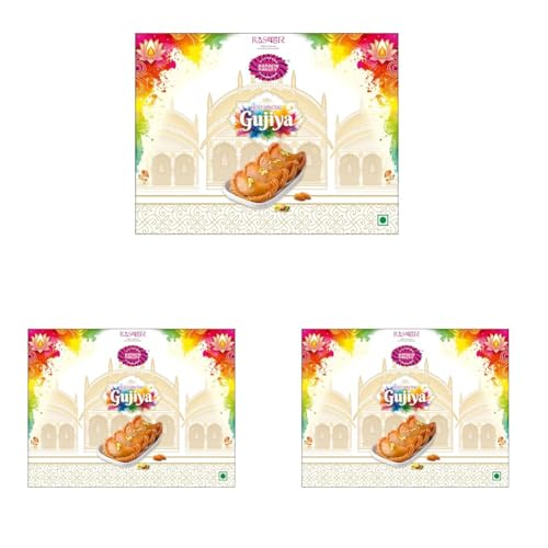 Image of Karachi Bakery Gujiya Mithai 400g (Pack of 3)