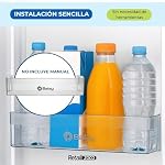 Estante Botellero Frigorífico compatible con Balay, Botellero inferior para la nevera, código original 11022295, compatible con 3KF6550MI, 3KF6551MI, 3KF6626WE, 3KF6635WI, entre otros