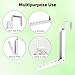 WLCSNG 2 Pack Over The Door Hanger, Folding Over The Door Drying Rack for Laundry, Over The Door Hooks, Door Hanger for Clothing, Over The Door Clothes Hanger,Portable Compact,White