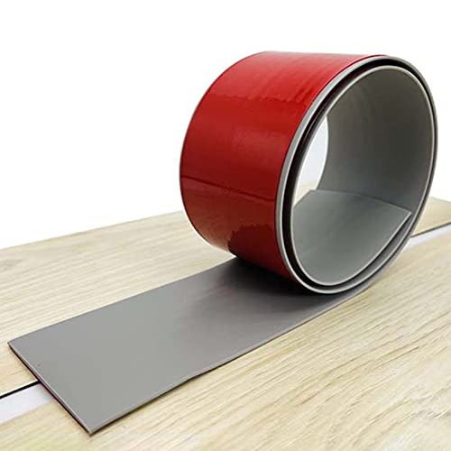 ZJKXJH Floor Mats Edge Reducer, Straight PVC Edge Threshold Edging Trim, 7.6CM Extra Wide Carpet Transition Strip Self Adhesive for Entrance, Gap (Color : Style 2, Size : 500cm/197in Length)